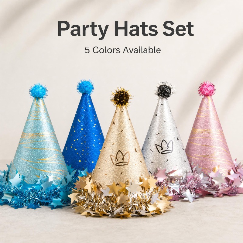 Party Hat Cone - Ins Style Birthday Party Sequin Cone