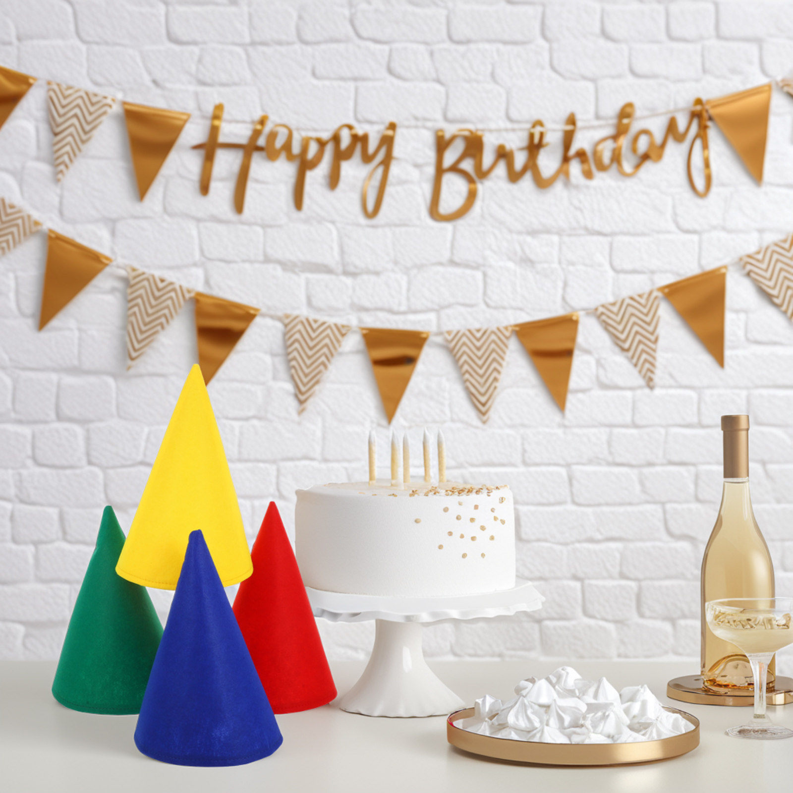 4Pcs Felt Cone Gnome Hats Soft - đánh giá và giá Party Hat Cone
