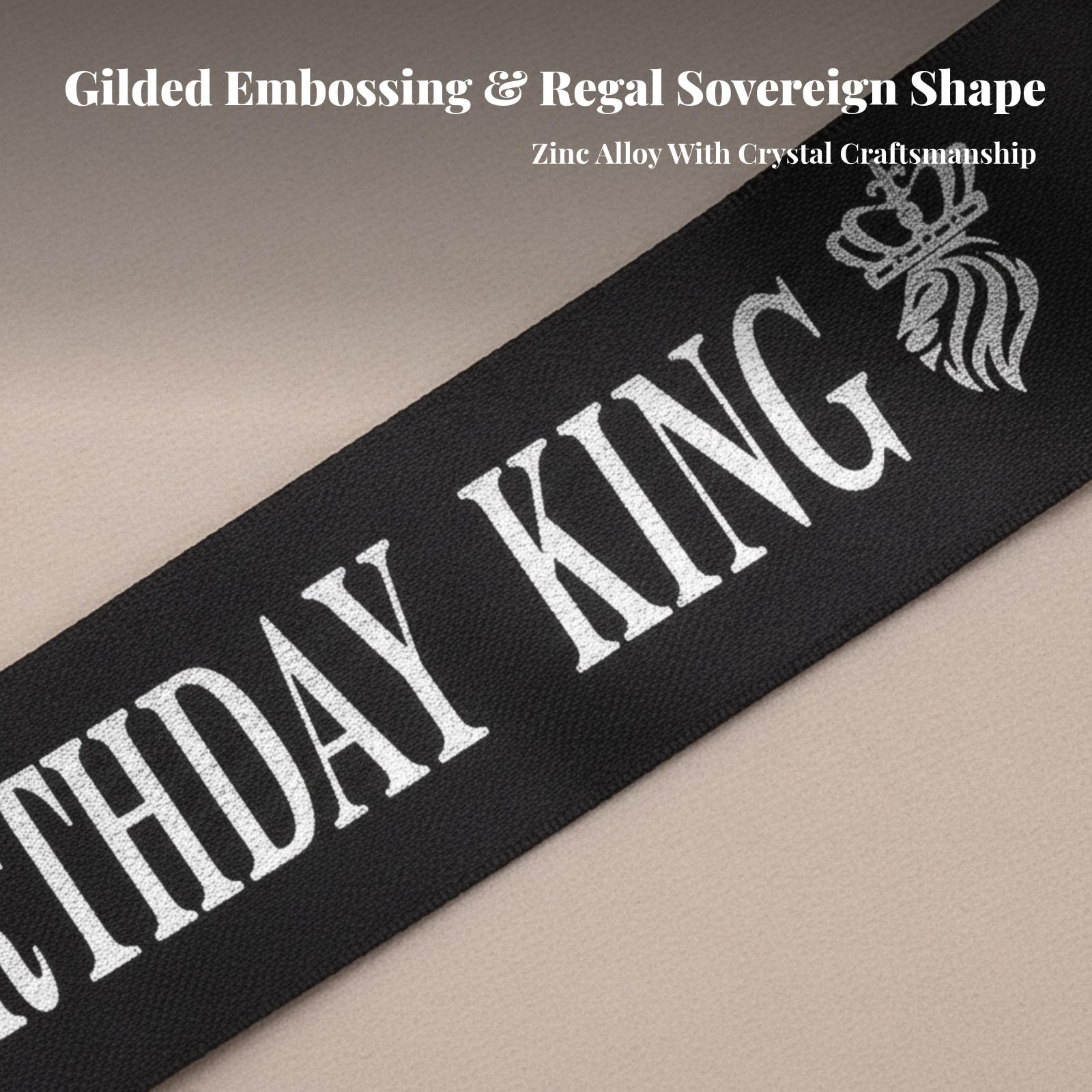 Birthday King Party Crown Glit - đánh giá và giá Birthday Sash Glitter