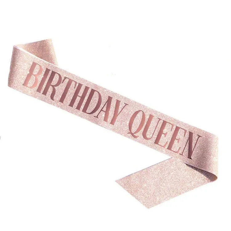 Birthday Queen Crown Girl Wome - đánh giá và giá Birthday Sash Glitter