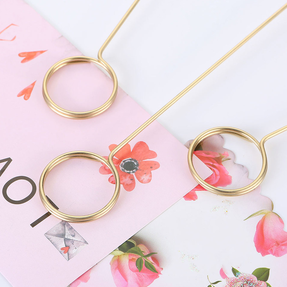 40Pcs Elegant Gold Metal Card  - đánh giá và giá Centerpiece Stick