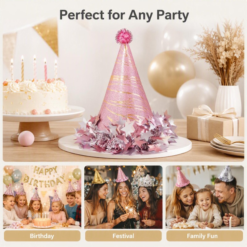 Ins Style Birthday Party Sequi - đánh giá và giá Party Hat Cone