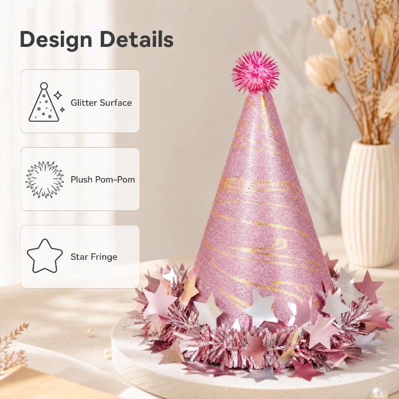 Ins Style Birthday Party Sequi - đánh giá và giá Party Hat Cone