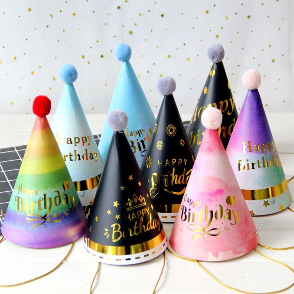 Happy Birthday Party Hats DIY  - đánh giá và giá Party Hat Cone
