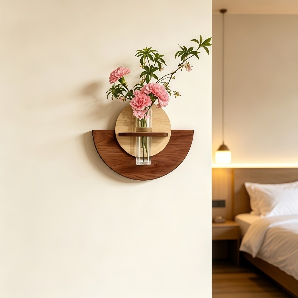 Oval Wood Wall Mount Flower Sh - đánh giá và giá Flower Wall Panel
