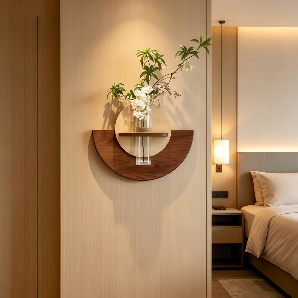 Oval Wood Wall Mount Flower Sh - đánh giá và giá Flower Wall Panel
